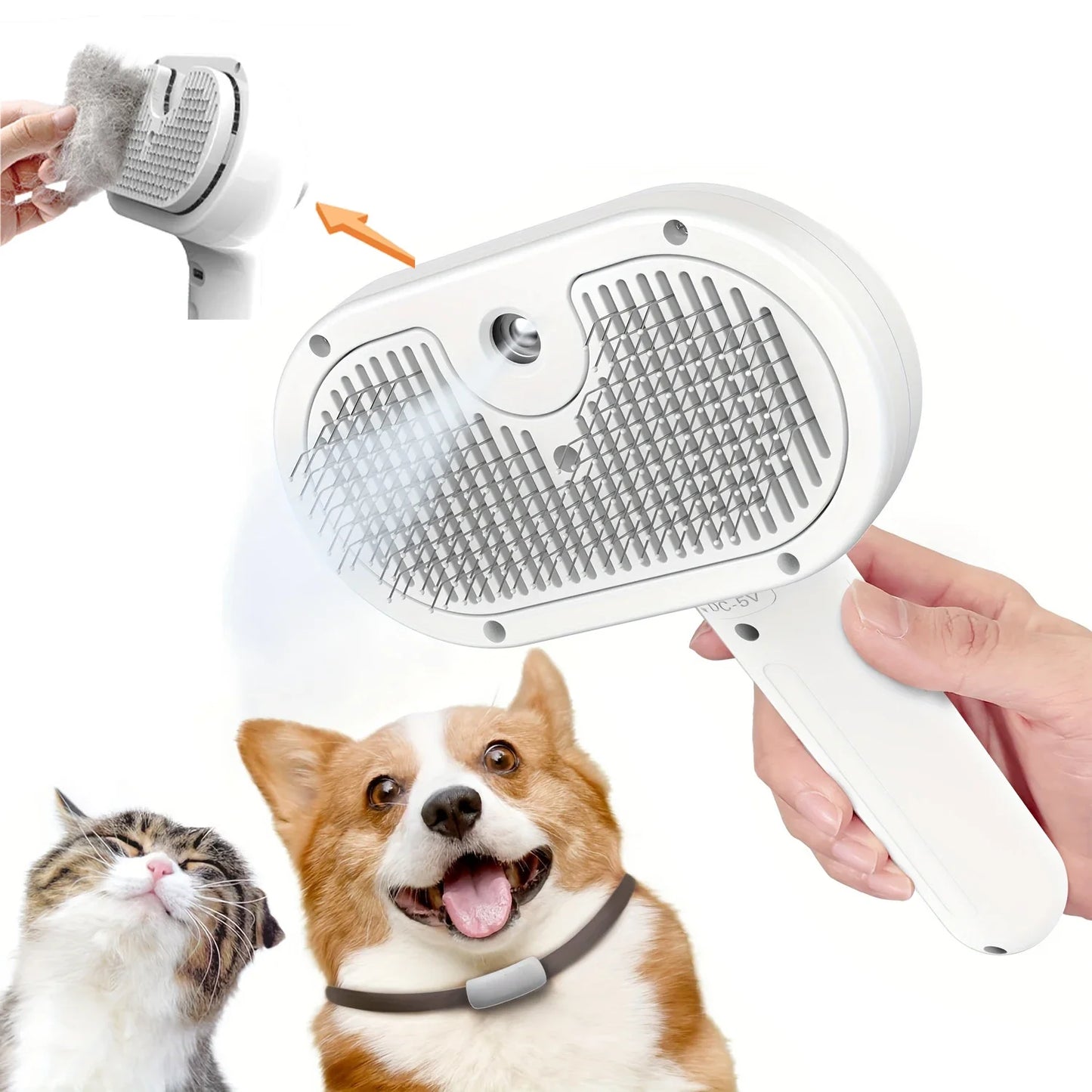 Luxury Pet Steam Grooming Comb™